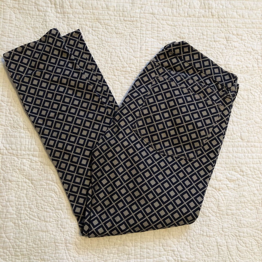 J Crew Patterned Straight Jean